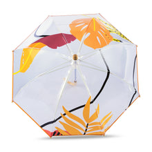 Lade das Bild in den Galerie-Viewer, Kids transparent dome umbrella - JUNGLE - oranges