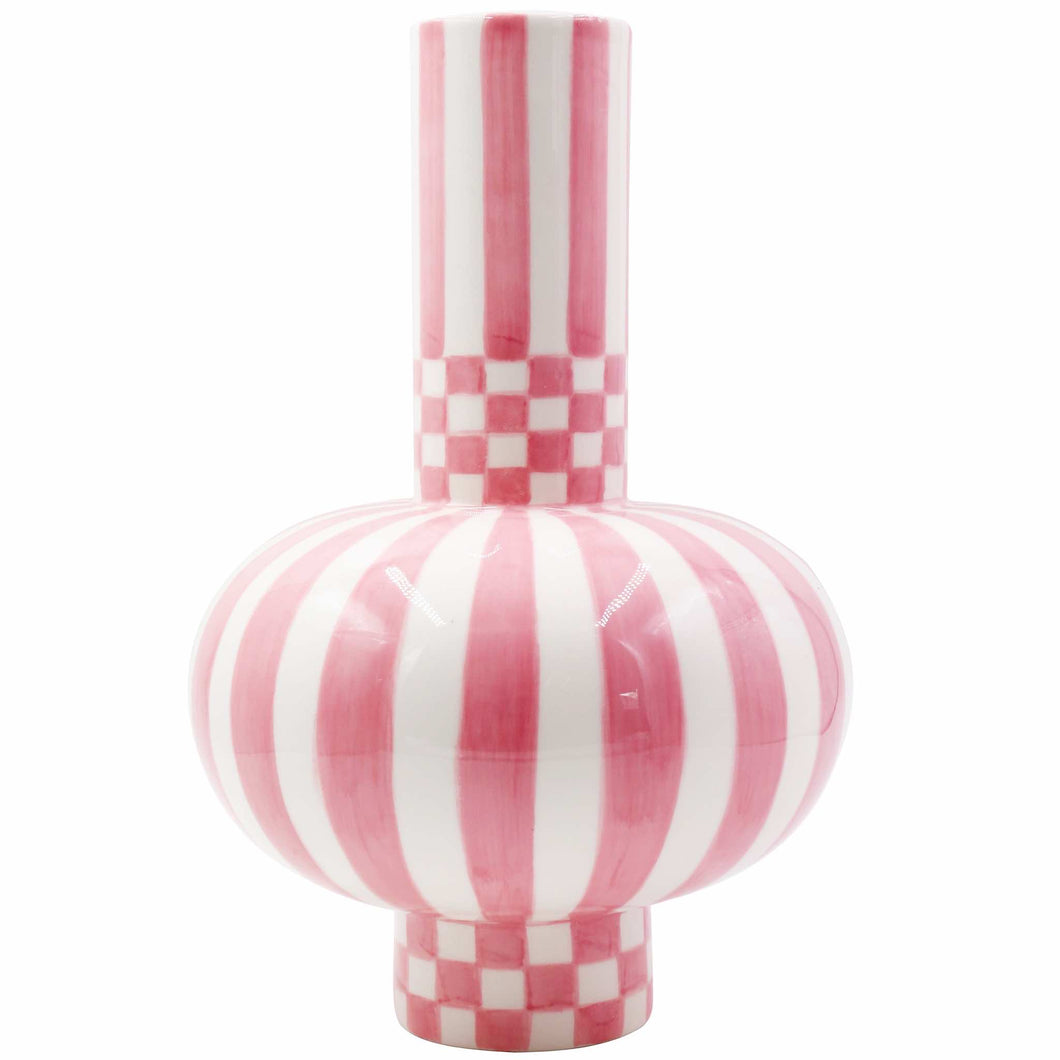 Que Rico Gabriel Keramik Vase Handbemalt   
