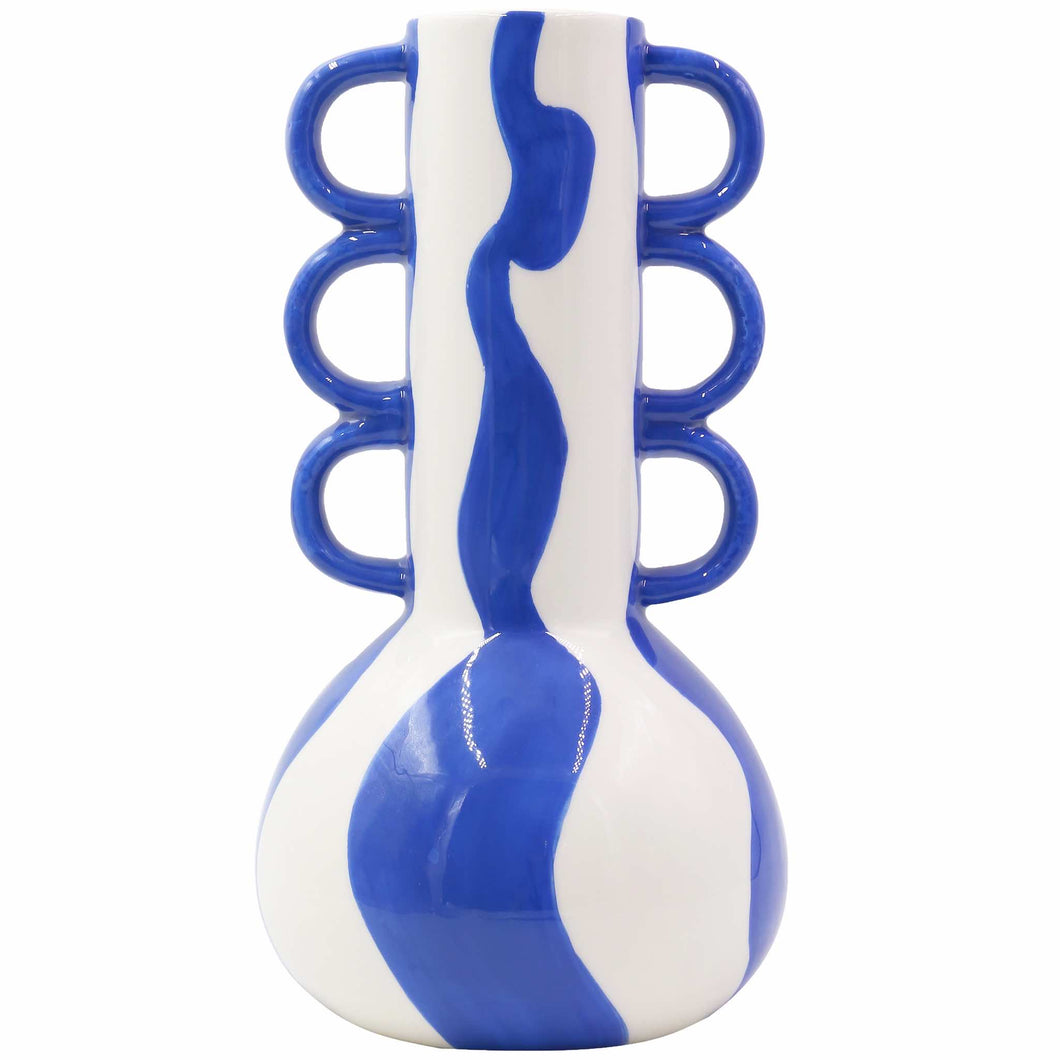 Que Rico Tomás Keramik Vase Handbemalt   