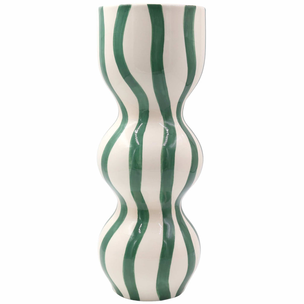 Que Rico Raquel Keramik Vase Handbemalt   