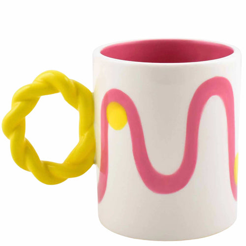 Que Rico Miguel Keramik Tasse Handbemalt   