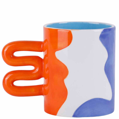 Que Rico Valencia Keramik Tasse Handbemalt   