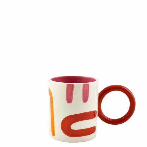 Que Rico Lima Keramik Tasse Handbemalt   