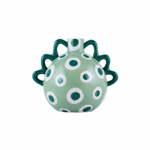 Que Rico Isidora Keramik Vase Handbemalt   