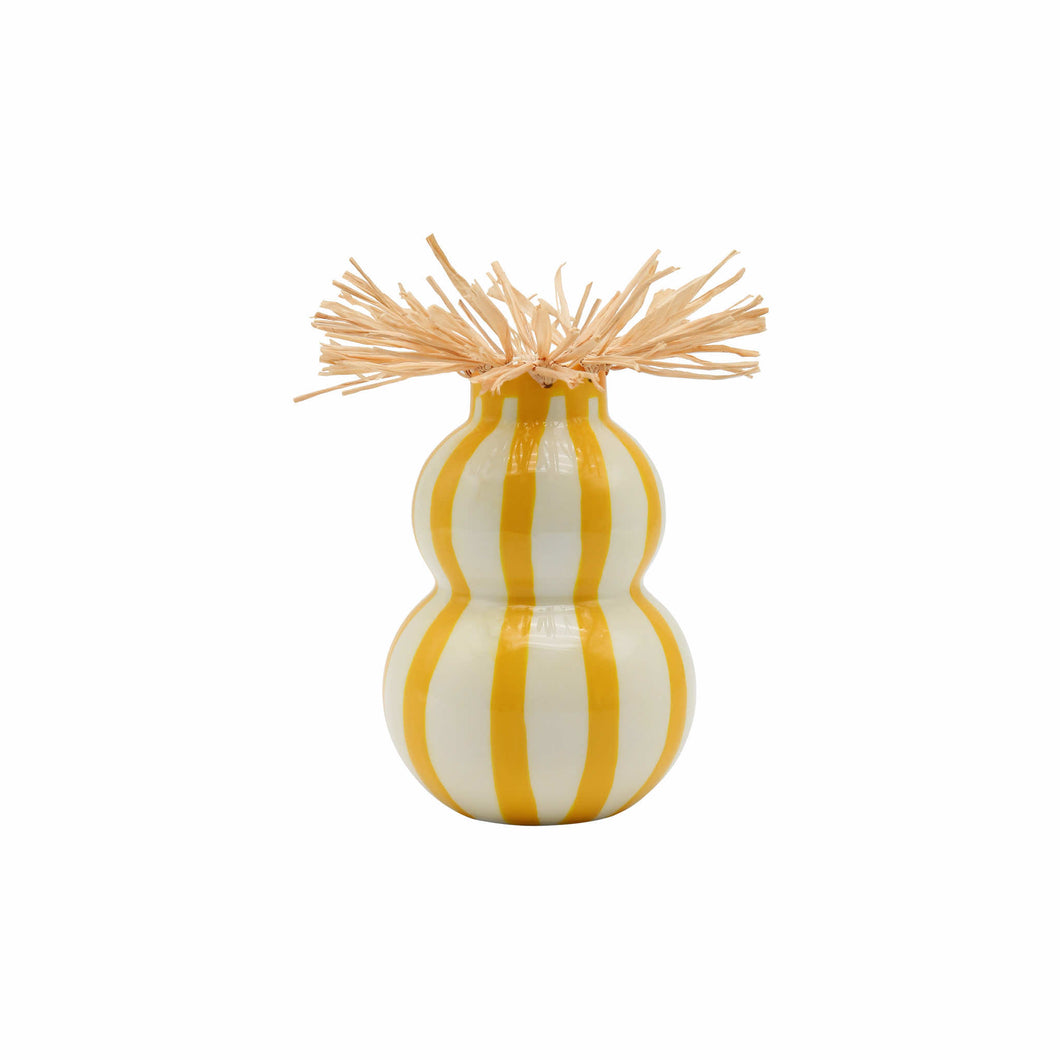 Que Rico Esperanza Keramik Vase Handbemalt   