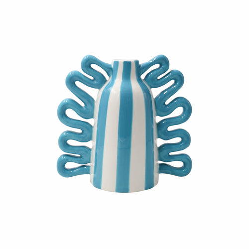 Que Rico Nicolás Keramik Vase Handbemalt   