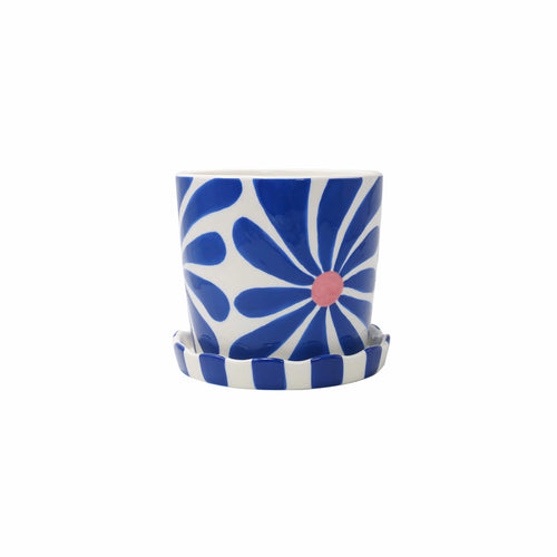 Que Rico Lior Keramik Blumentopf Handbemalt   