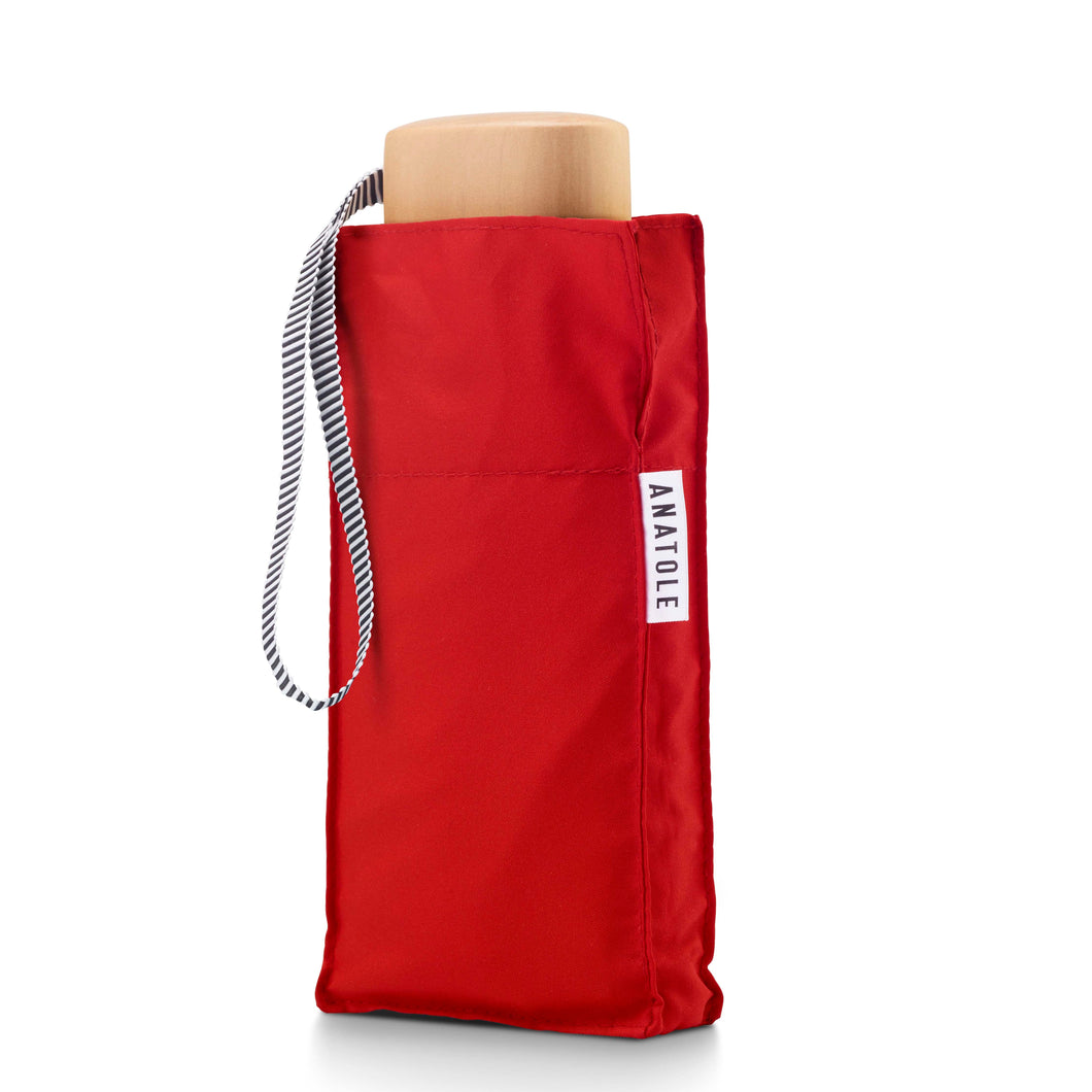 ANATOLE folding umbrella - Dauphine - chili pepper red
